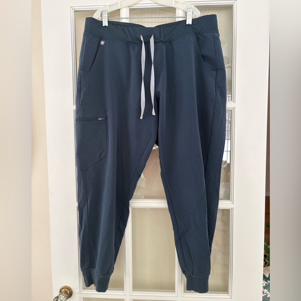 FIGS Zamora Jogger Scrub Pants Medium Blue XL Petite‎ – Technical Collection